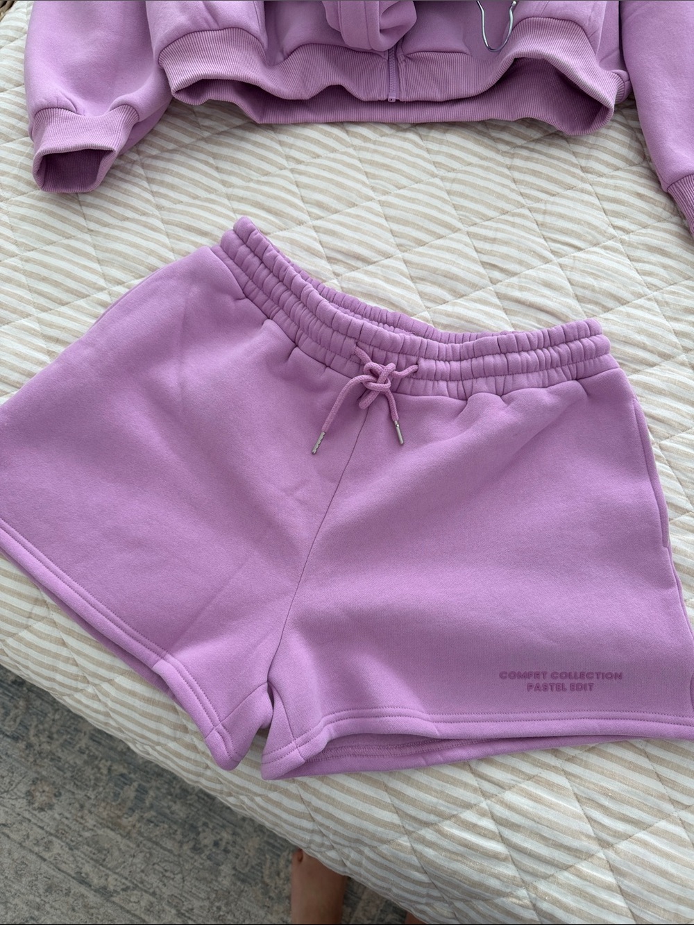 Comfrt Pastel Lavender Heavyweight Shorts